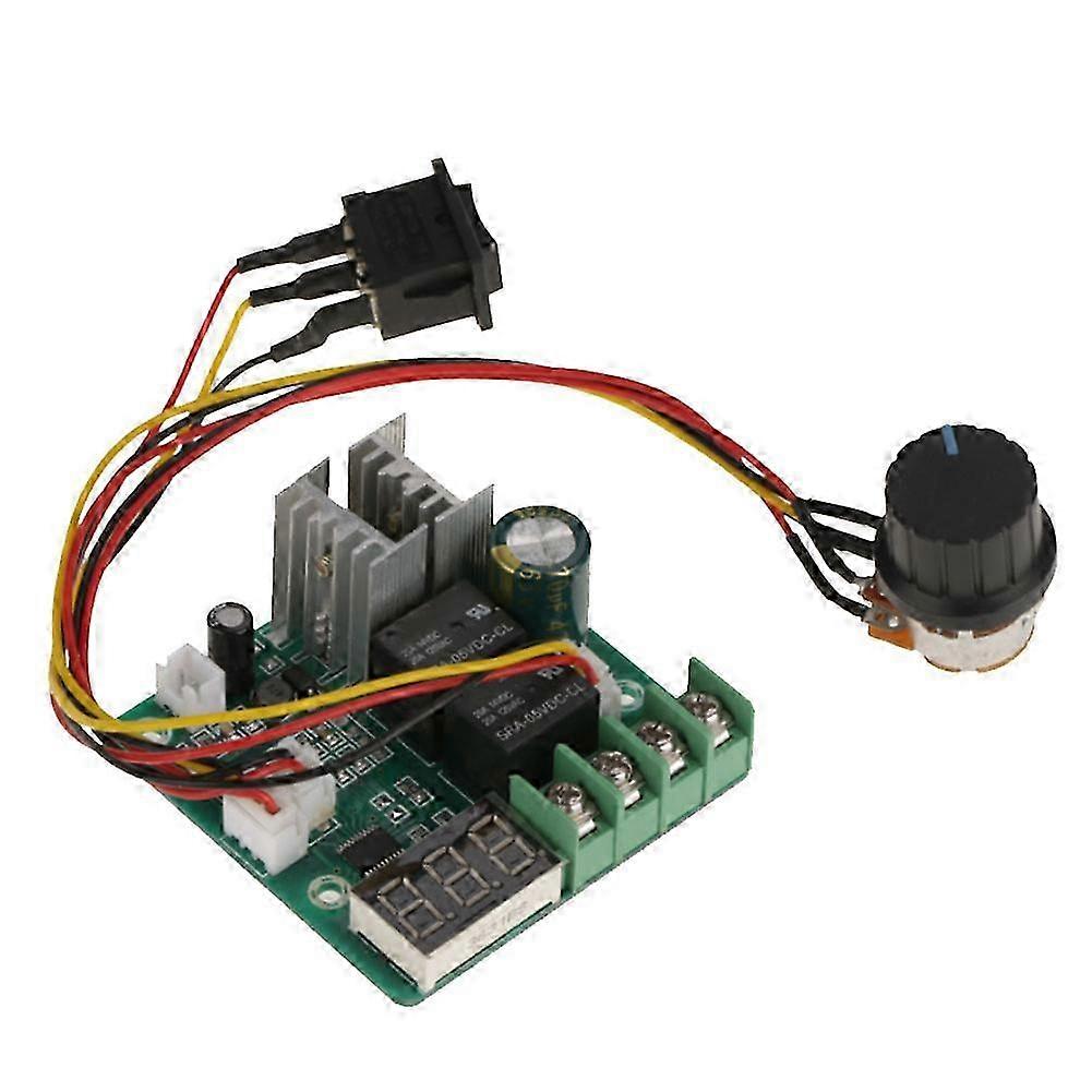 DC 6V-60V 0-100A Variable Speed Motor Controller Driver Control With Digit Display