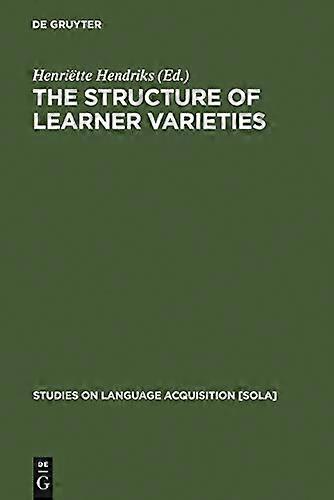 The Structure of Learner Varieties