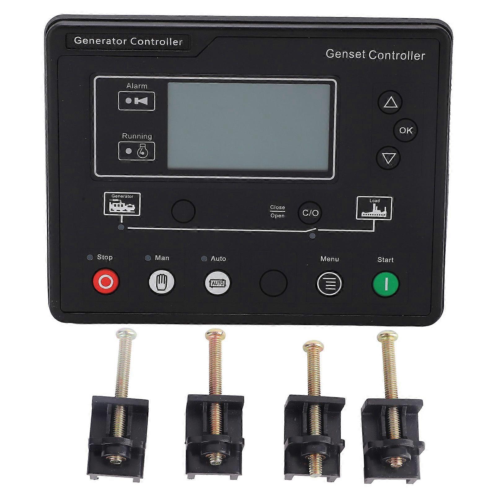 LCD Display Diesel Generator Controller Automatic Start Genset Controller Module 835V JXG6110U