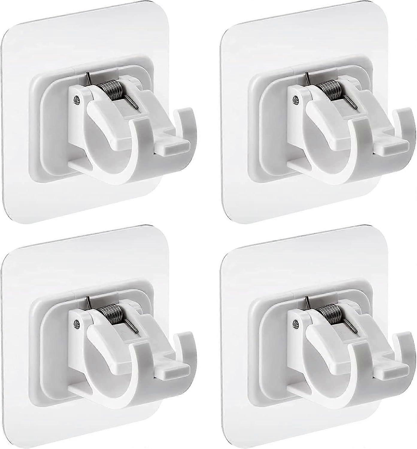 Curtain rod brackets 4pcs White