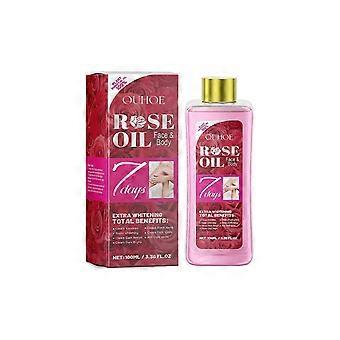 Rose Body Oil - Hydraterende & Herstellende Droge Huid, Vitamine E & Arganolie, 100ml Massage Care