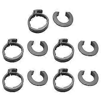 5X Circle Clasped Guard Ring Buckle compatible with Scooter Xiaomi M365,Plastic Round Guard Mount Replacement Accessories
