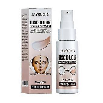 Temperature Change Liquid Foundation Skin Color Liquid Foundation Brightening Portable Liquid Concealer Long-Lasting Not Easy To Fade Tempera