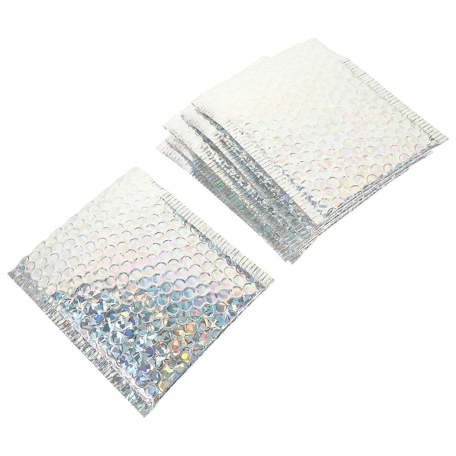 40Pcs Adhesive Envelopes Mailers for Storage Silver Multi-Function Packaging Bags
