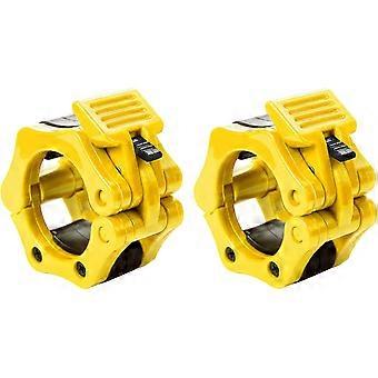Locking Ring Collar For Exercise Training Strength Quick Release 50mm Pack Of 2yellow 638.