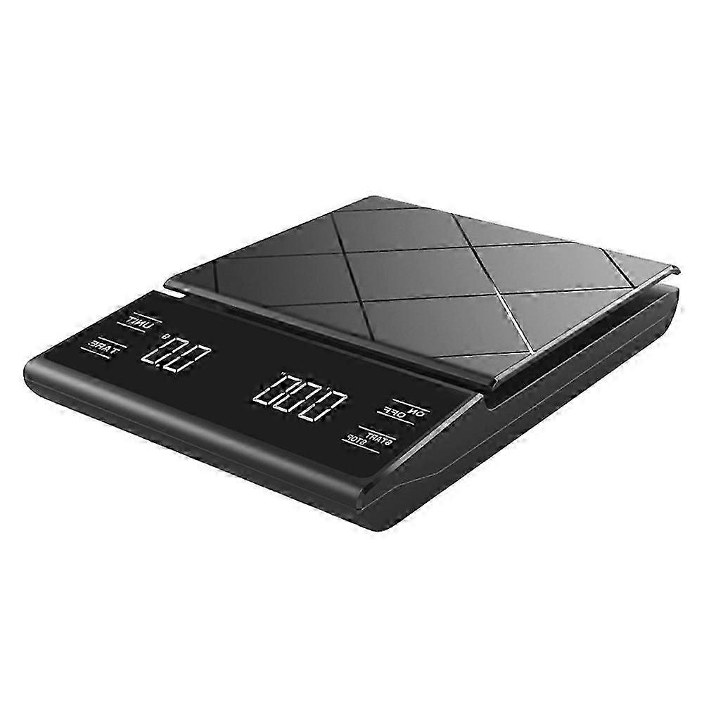 3kg/0.1g Coffee Scale with Timer Kitchen Tools Digital Multifunction Weighing Scale Pour over Drip Espresso Scale 2