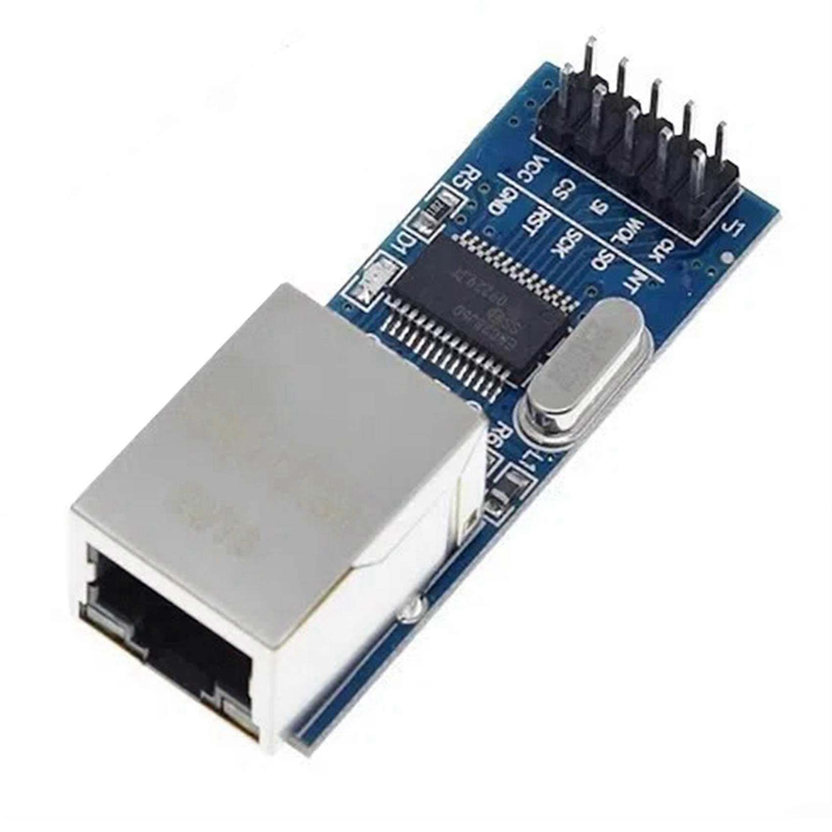 5X ENC28J60 Spi Interface Ethernet Network Module 51/AVR/ARM/PIC Code Mini Version