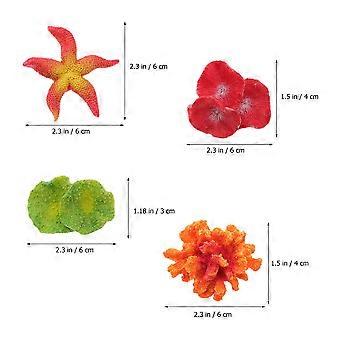 Resin Coral Decor for Fish Tank Plant Aquarium Decorative 5Pcs