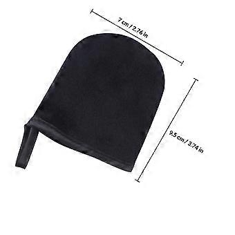 Self Tanning Mitt Applicator Black Gloves for Smooth Lotion 2Pcs Set