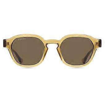 Gucci GG1730S 003 Full Rim Yellow Men Square Sunglasses UV3 Original