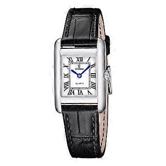 Festina Ladies Silver On The Square 23mm Stainless Steel Dress Watch F20773-1