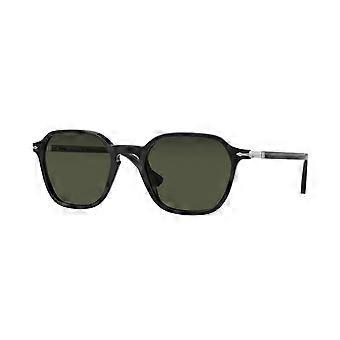 Persol PO3256S 95/31 Full Rim Black Unisex Square Sunglasses UV3 Original