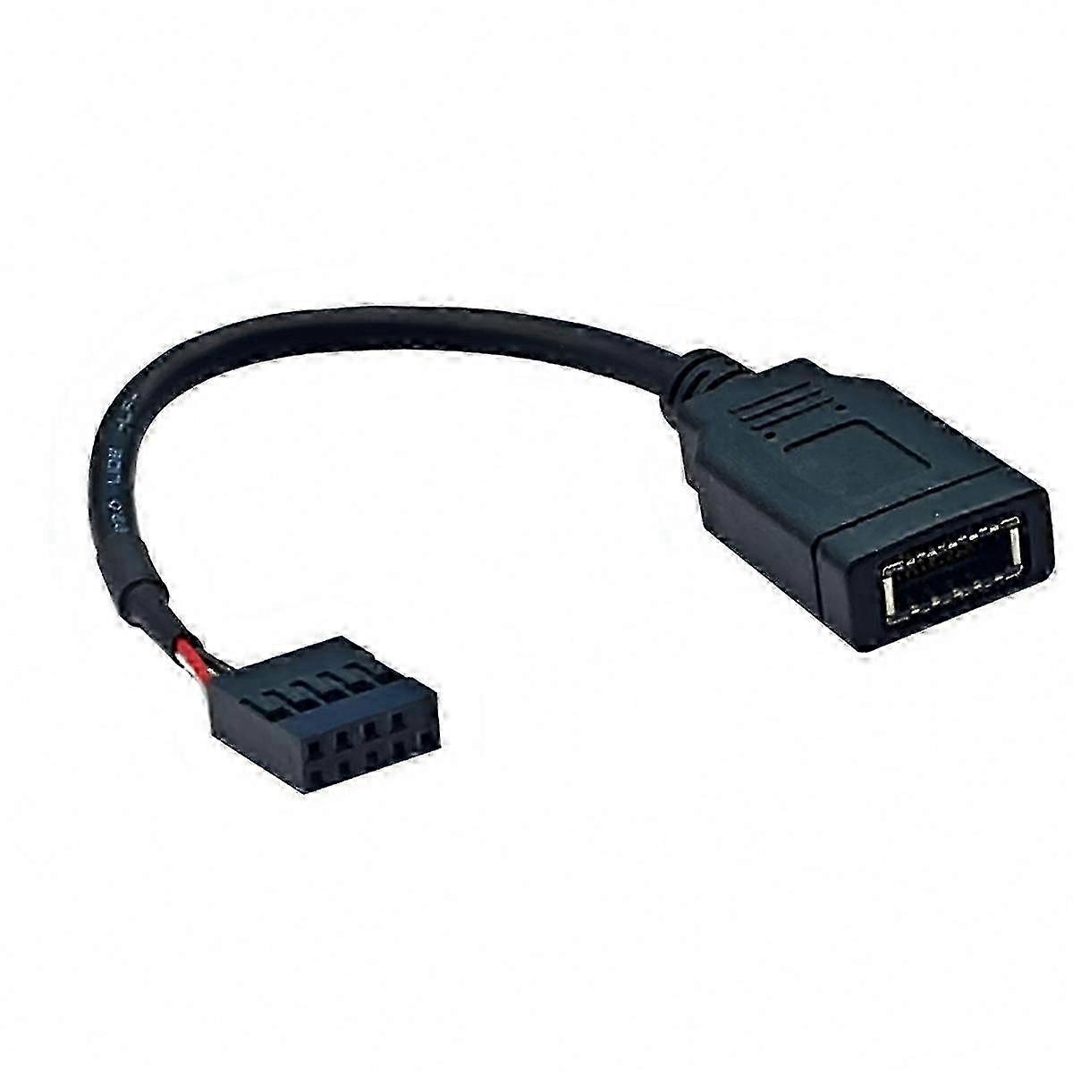 USB 9Pin to Type-C Front Panel Adapter