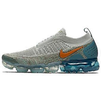 Nike Air VaporMax Moc 2 Light Silver Campfire Orange Celestial Teal Women's AJ6599-005
