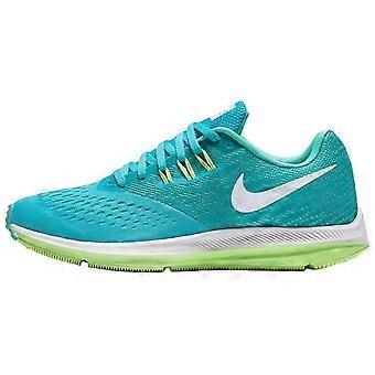 Nike Zoom Winflo 4 Abrasion Resistant Low top Casual Running Shoes Women's Blue 898485-400