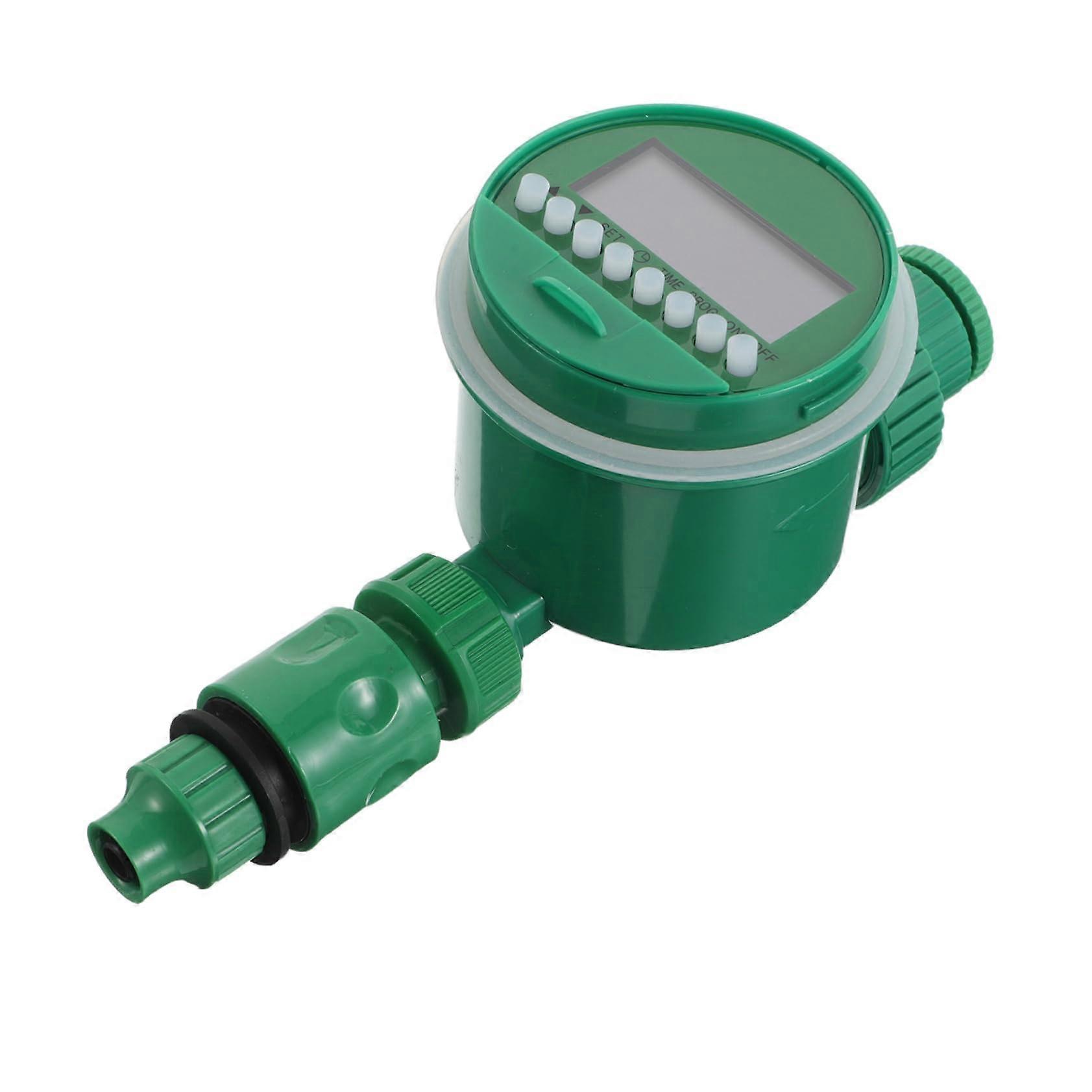 Automatic Watering Timer with LCD Display, Programmable Garden Irrigation Controller for Outdoor and Indoor Plants