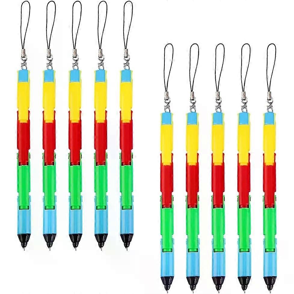 Pen Shaped Plastic 10Pcs Foldable Bendable Student Back to School