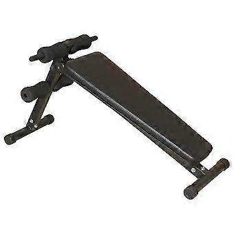 Adjustable Weight Bench for Full Body Workout with MultiPosition Adjustment 125x62x61cm Black