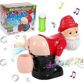 Santa Claus Christmas Gnomes Bubble Machine,Funny Automatic Fart Bubble Blower Toy,Bubble Maker Toy Christmas Stocking Stuffers Gift,Santa_yzad