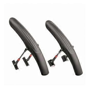 2 Pieces Cycle Mudguard with Support Arms Adjustable for Outdoor Riding
