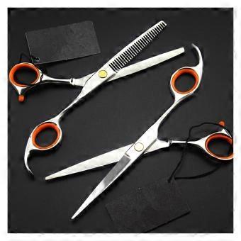 6 Inch Stainless Steel Hair Cutting Scissors Set with Precision Sharp Blades for Barber and Home Use