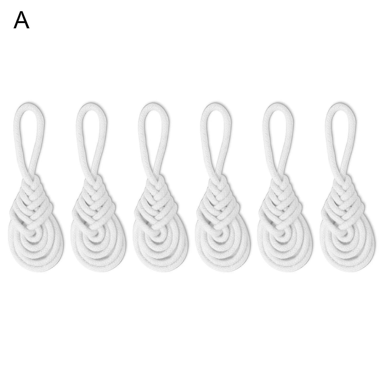 6pcs Boucle de serviette Universal Nordic Style Coton Corde Faite à la main Tissé Napkin Ring Pour La Fête