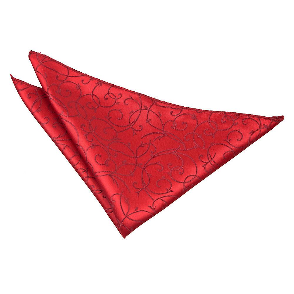Burgundy Swirl  Pocket Square