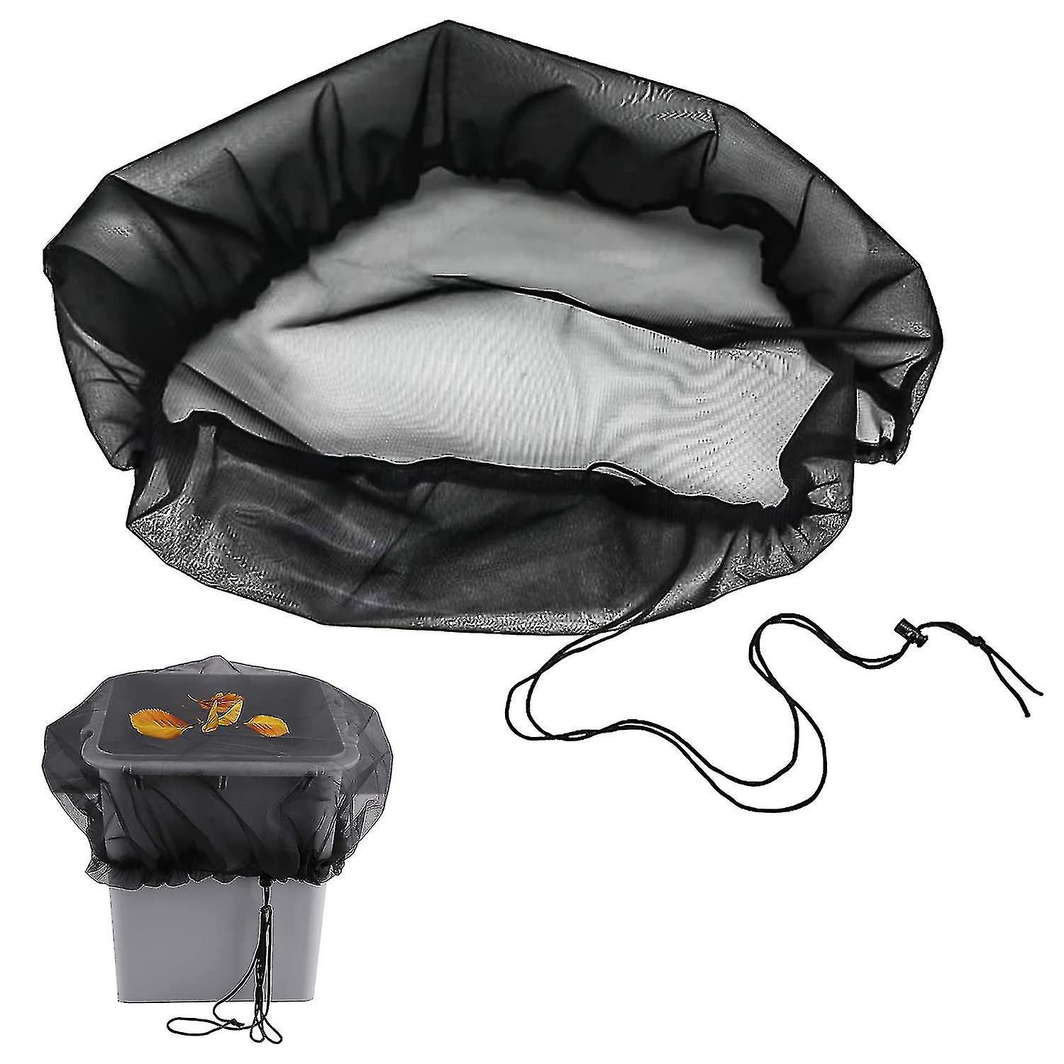 Mesh Cover For Rain Barrels Water Butt Net Rain Barrel Cover 95 Cm Adjustable Rain Butt Net Keep Mosquitos And Debris