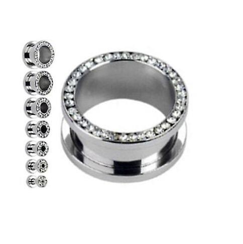 Ear Extender rustfritt stål Diamond Ear Extender Piercing Tilbehør til menneskekropp