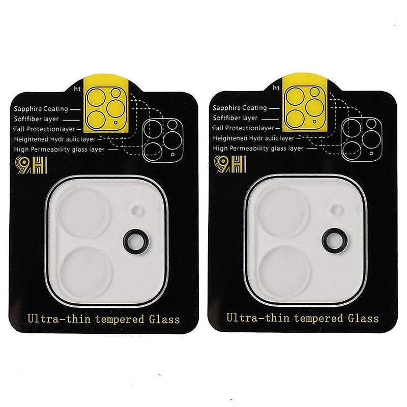INF Lens Cap for iPhone 11 Camera Tempered Glass 2-Pack