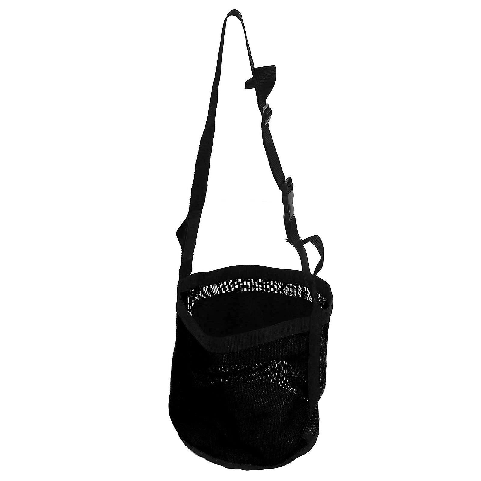 Horse Feed Bag, Adjustable Strap Mesh Nose Feed Bag
