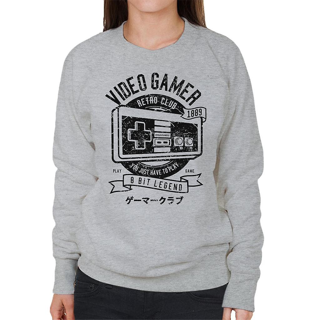 Video Gamer 8 bit nők ' s pulóver