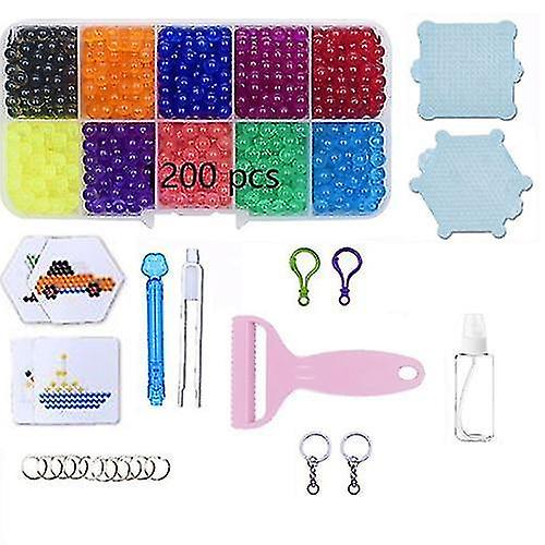 10 Clear grid Diy Magic Pearl Sticky Bead Tool Set Pegboard H icraft