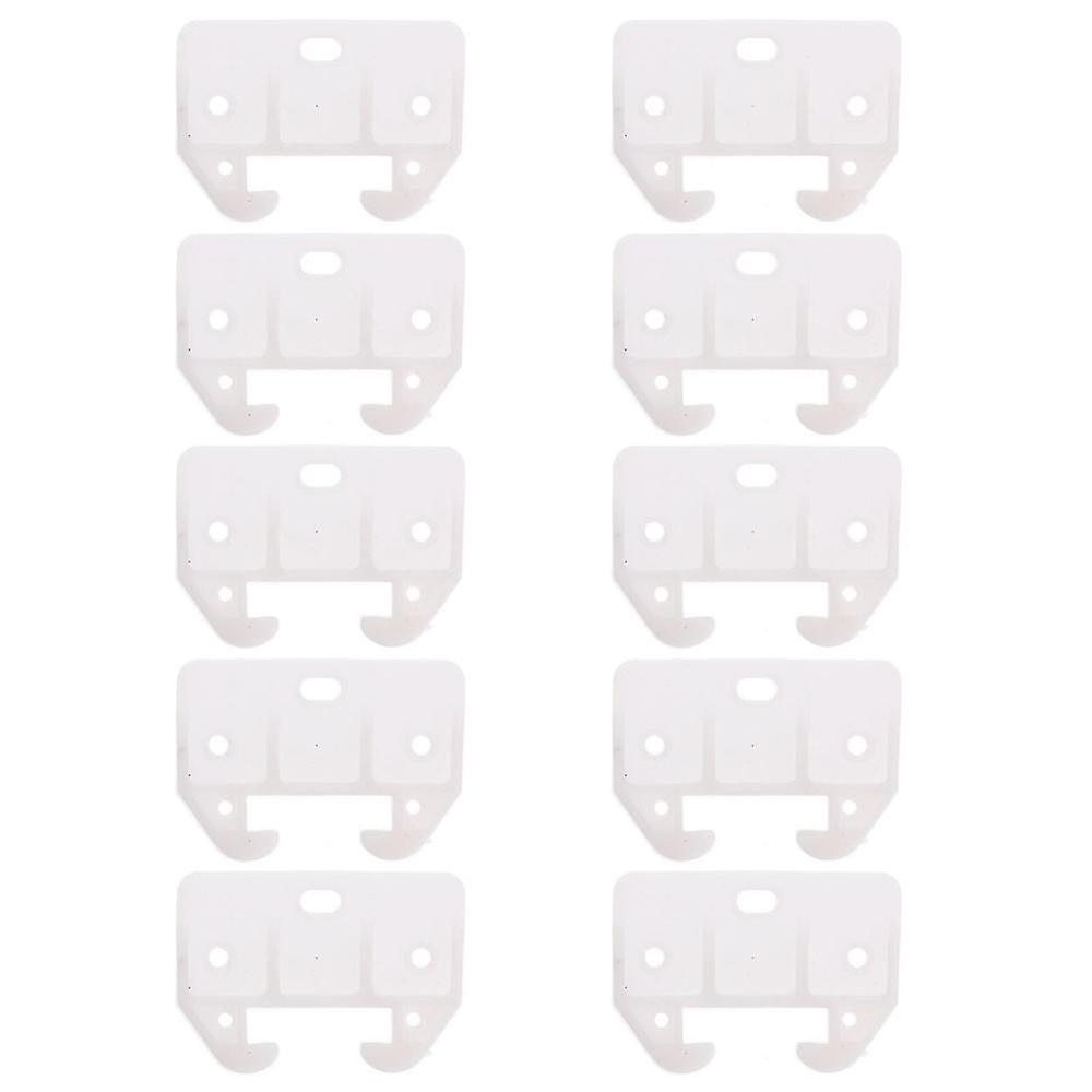 10pcs Kunststoffschublade Track Guides Slides Ersatzmöbel