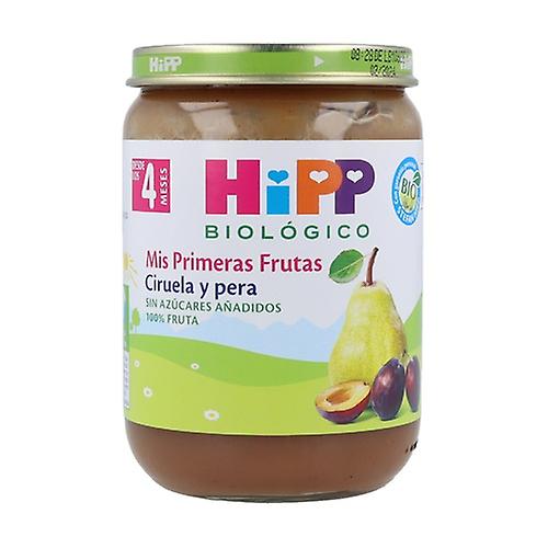 Organic Plum and Pear Pot (4 months) 190 g (Fruits - Pear - Plum)