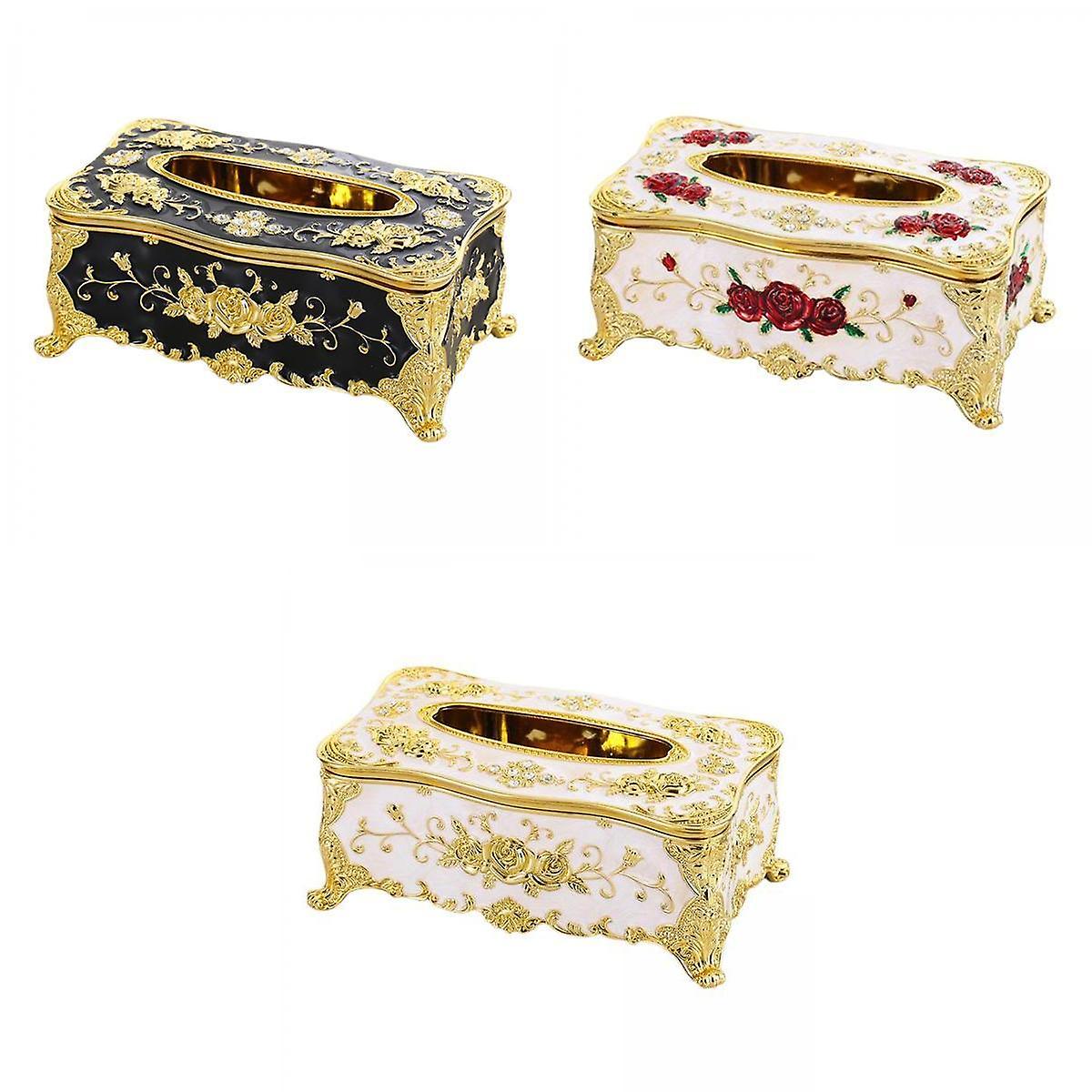 Home Rectangular Tissue Paper Box Case Holder, Cover