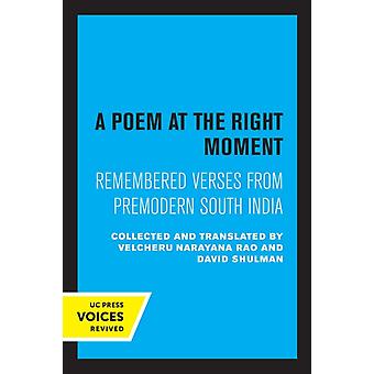 Poem At The Right Moment - University of California Press