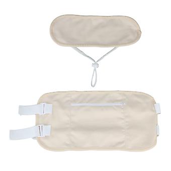 Pacote de óleo de rícino Wrap Peso leve Pacote de óleo de rícino orgânico Kit Pacote de óleo de rícino ajustável para dormir Reading Yoga