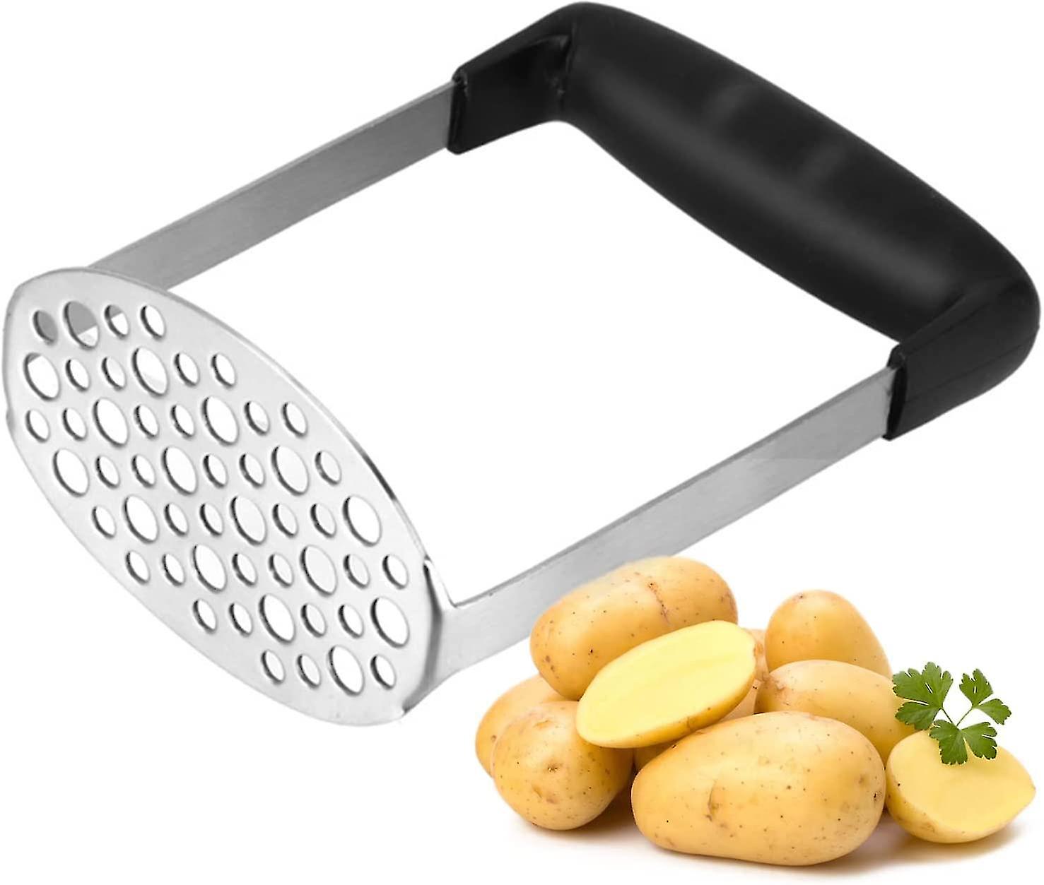 Potato Masher, Ecrase Puree, Stainless Steel Potato Masher With Non-slip Handle, Suitable For Bean,