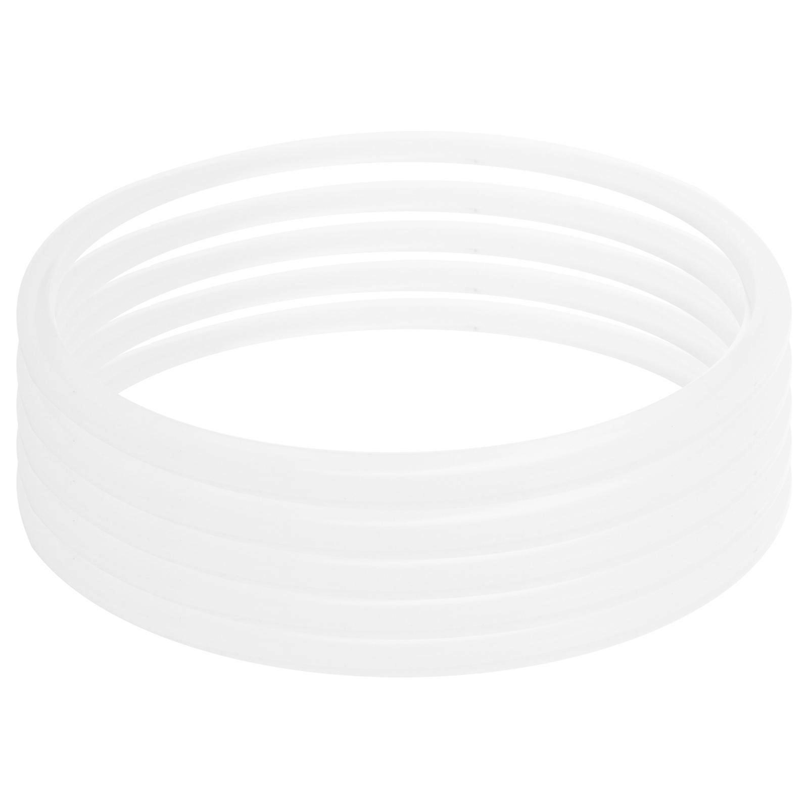 5-Piece Stainless Steel Pressure Cooker Sealing Ring Set - Durable Clear Gaskets for Universal Use in Instant Pots and More(26cm)