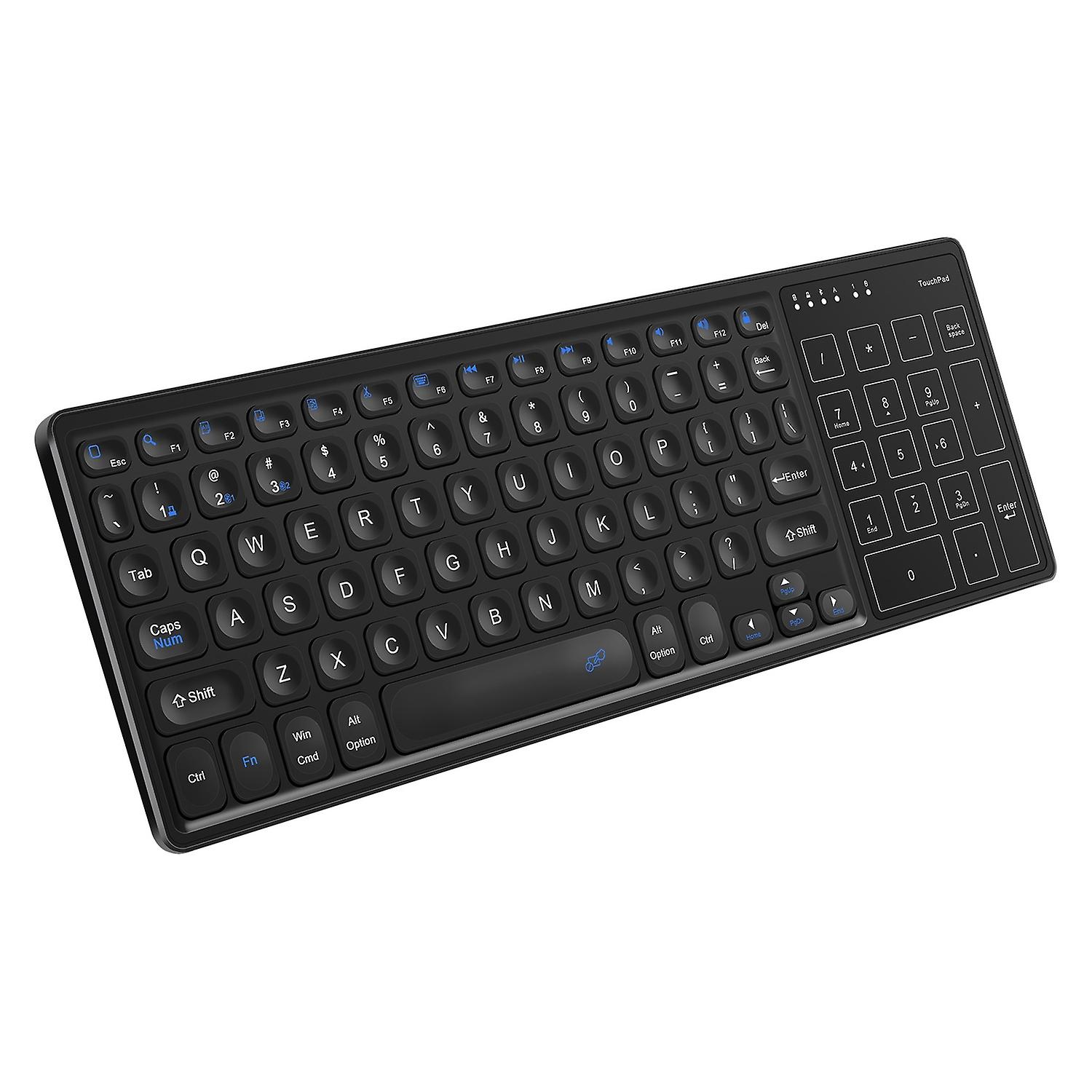 Wireless Dual-mode Keyboard 2.4G/BT Wireless Connection Ergonomic Design 7-color Backlight Effect wi
