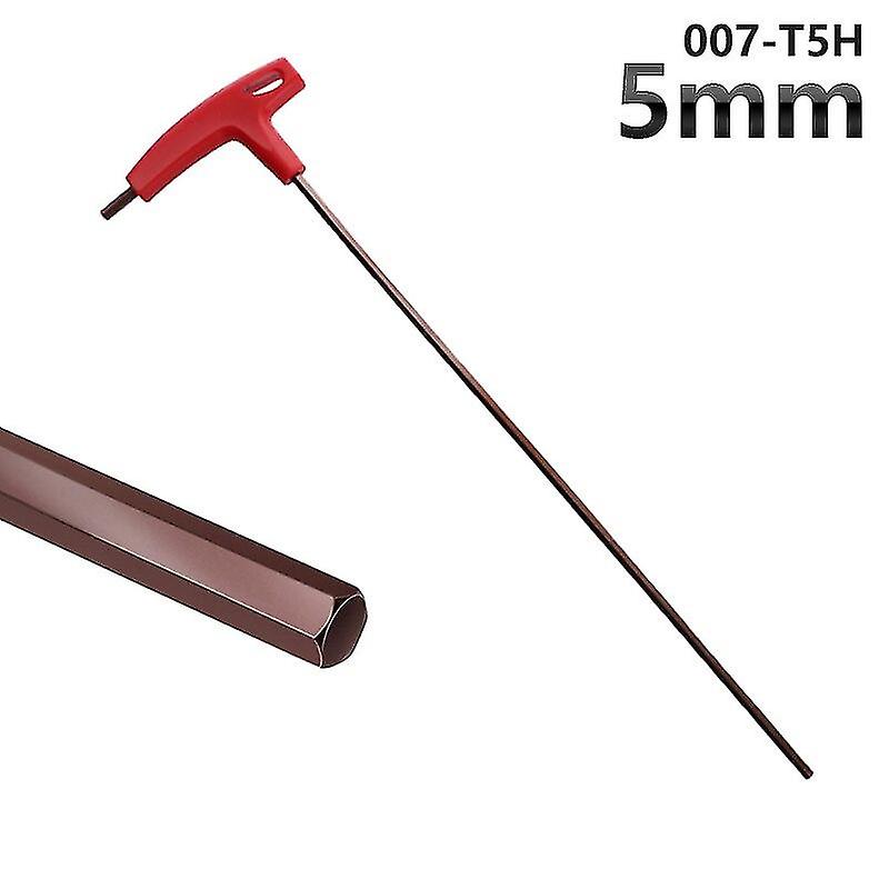 3/4/5/6/8mm Allen Keys Main Tool Hexagon Set Extra Long Type Hex Keys Set T Handle Flat Wrench Repair