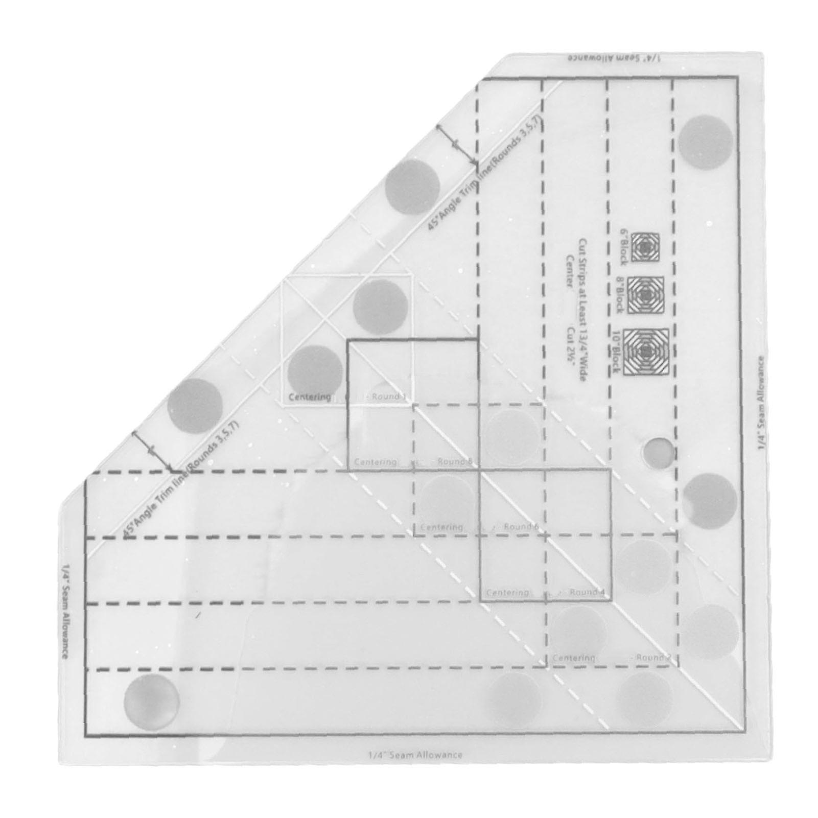 Règle de couture professionnelle en acrylique, échelle précise, pour accessoires de couture DIY