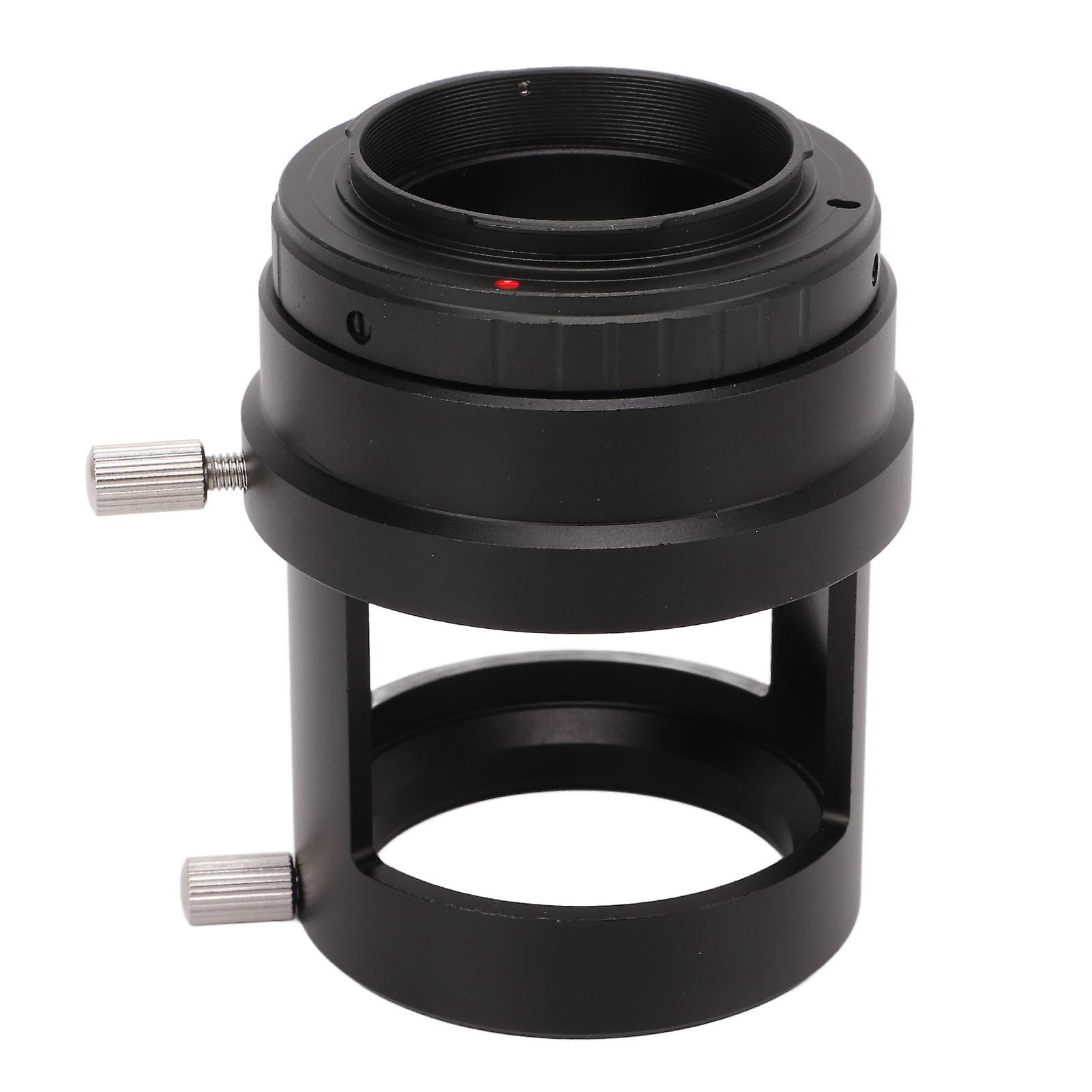Spotting Scope Camera Adapter Birdwatching Lens to SLR Camera Ring Tube with T2 to OM Adapter Ring for OM SLR Camera