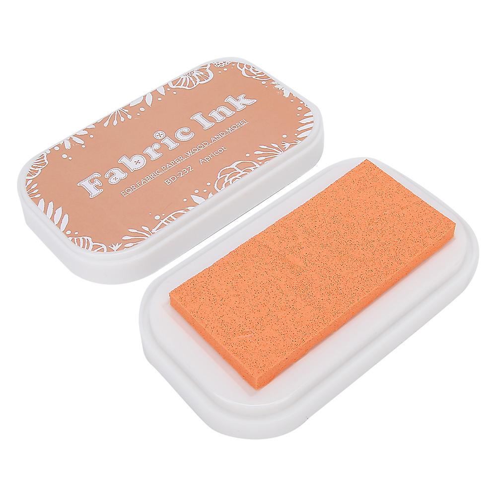 Colorful Vintage Sponge Ink Pad: BD-232 Apricot Yellow for Scrapbooking and Stamping