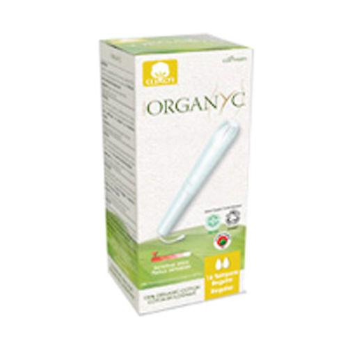 Organyc 有机棉涂抹器棉条常规，16 支（1 包）