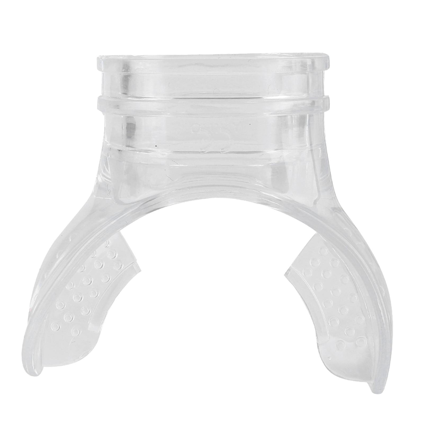 Transparent PVC Professional Scuba Diving Bite Mouthpiece