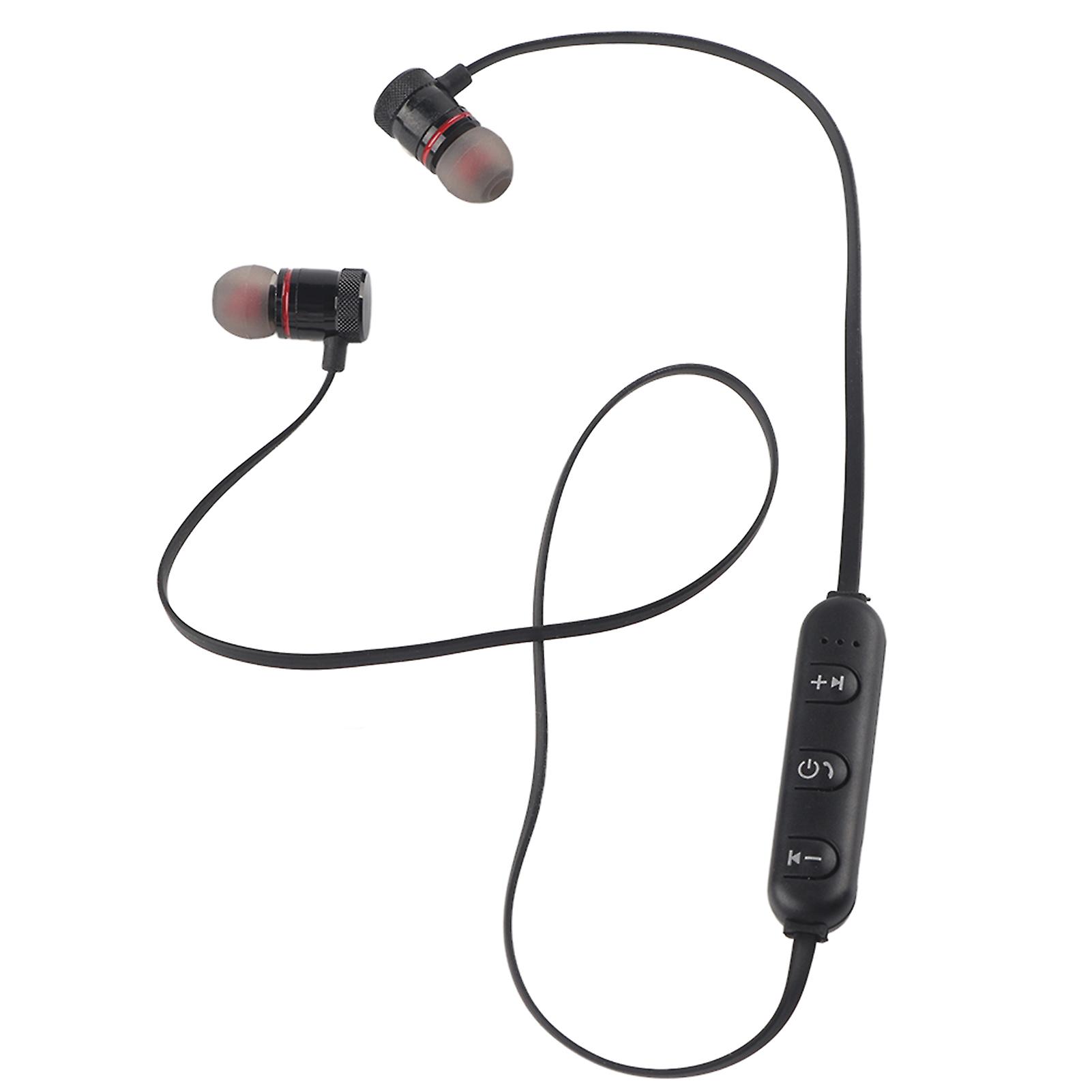 Magnet Wireless Bluetooth Sports Earphone Headset Headphone for iPhone Android Black