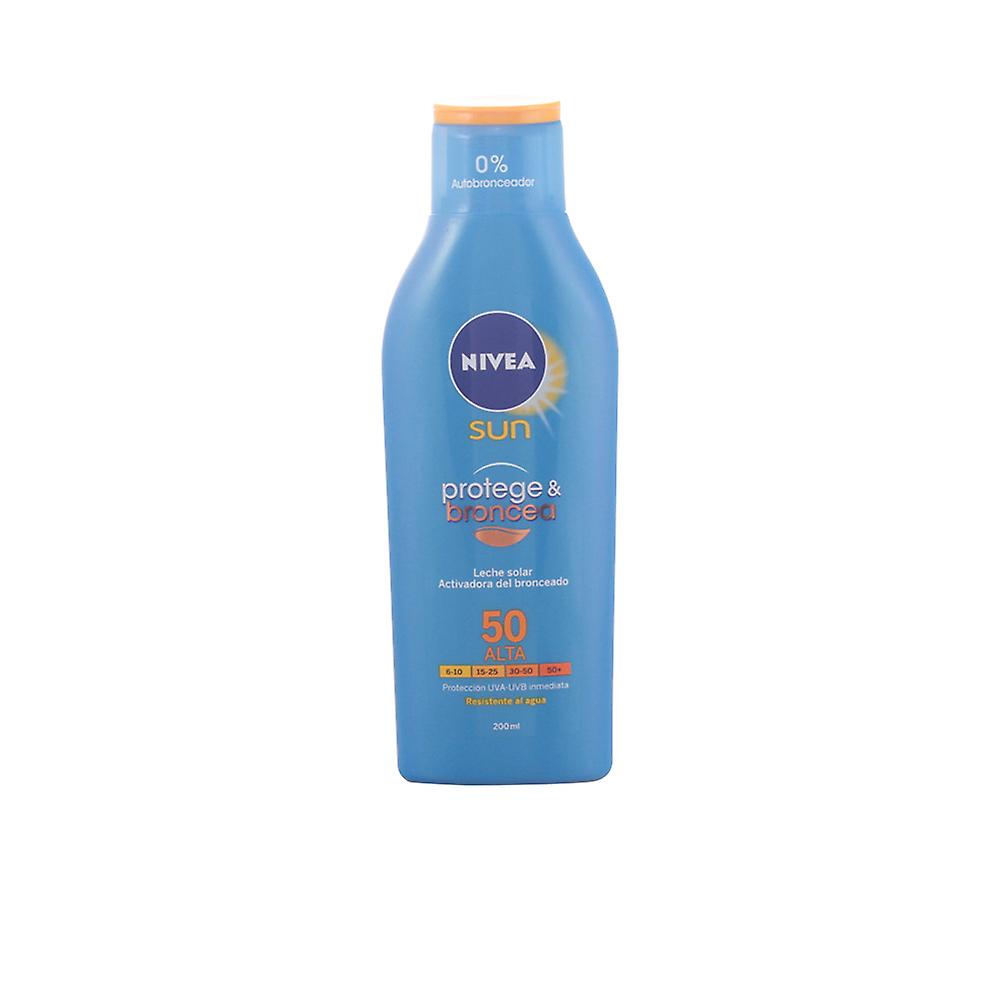 Nivea Sun Protects& tans Lapte Spf50 200 Ml Unisex
