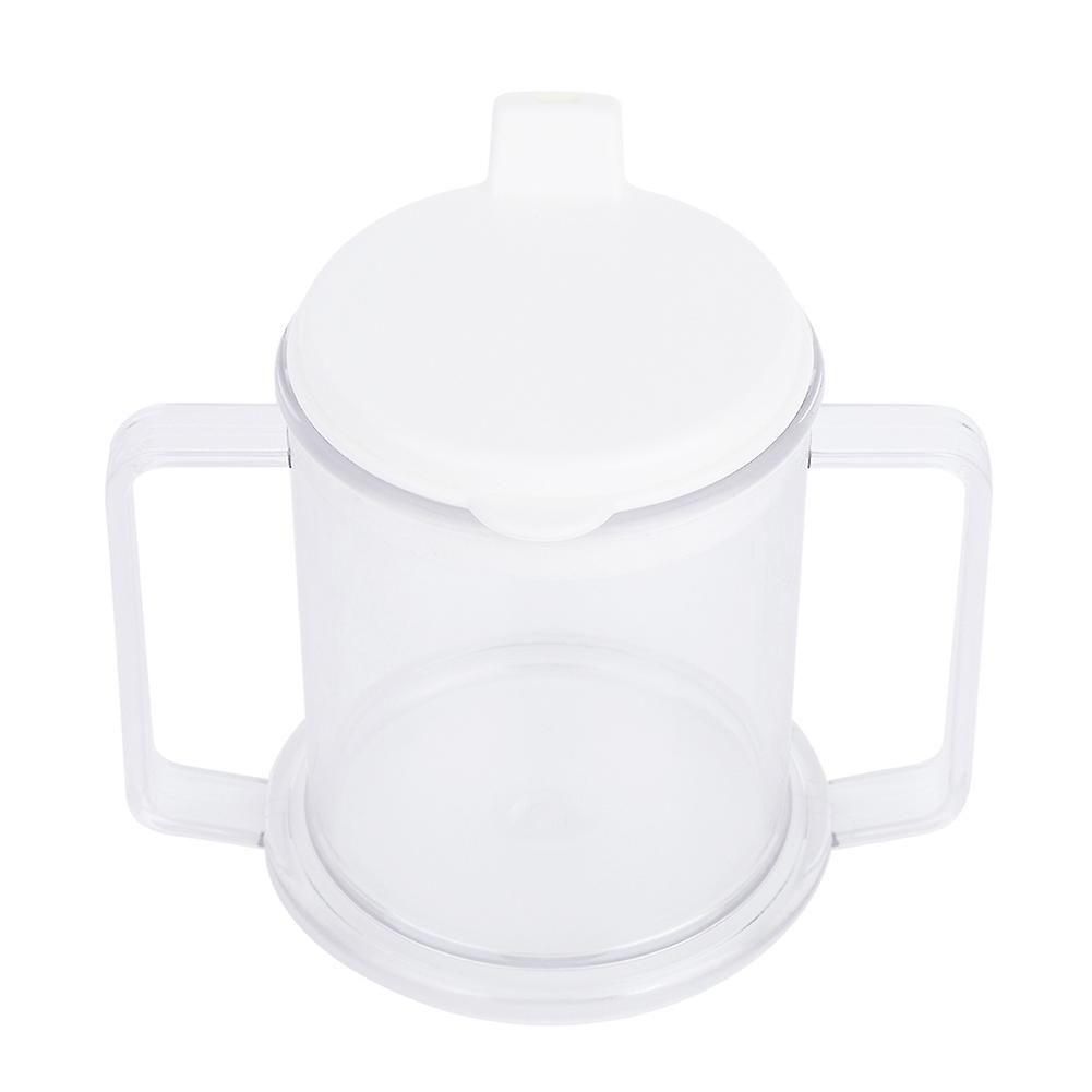 Double Handle Cup, Lightweight Spill-Proof Cup, for Kids and Seniors